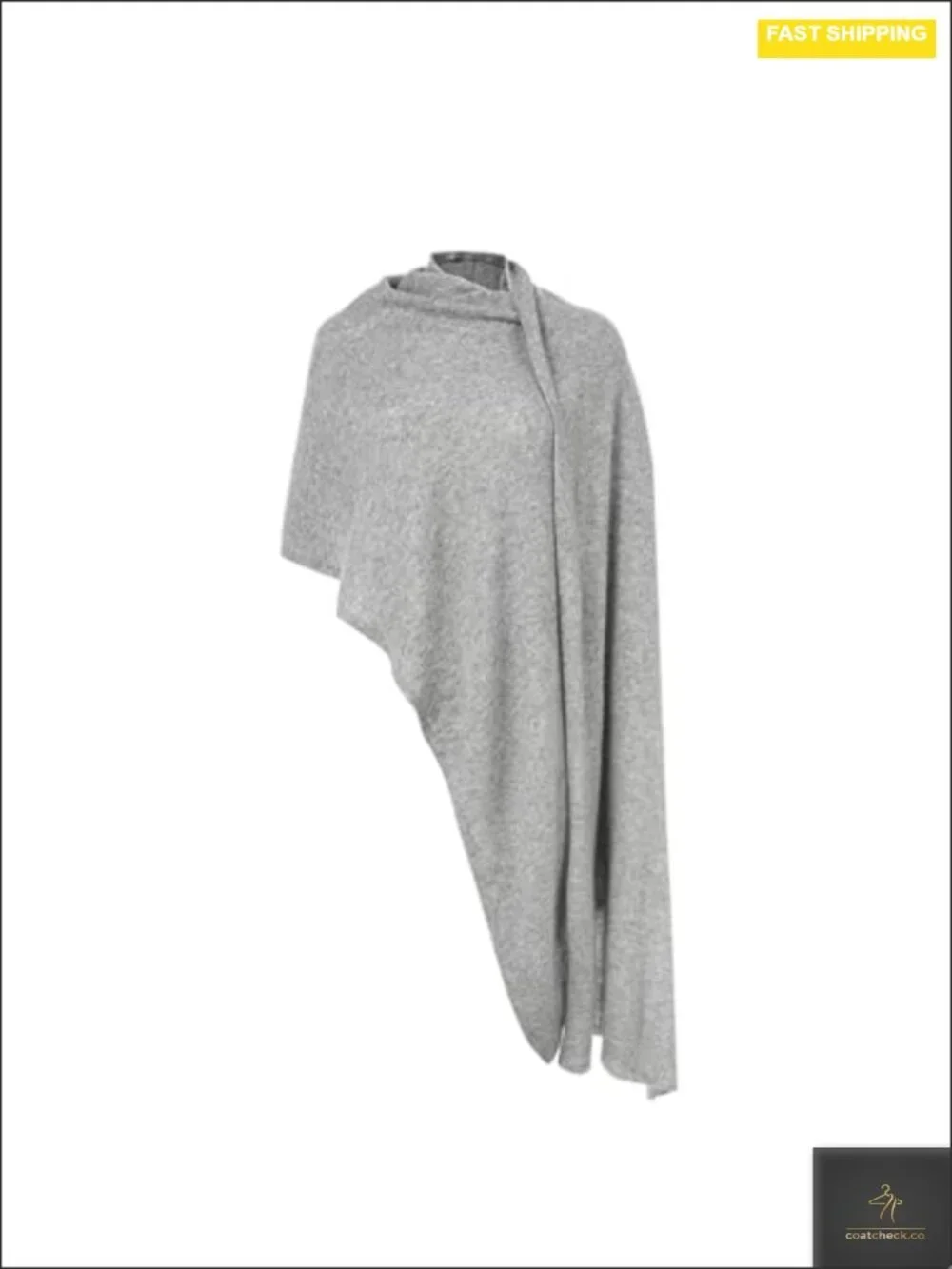 100% Pure Cashmere Knitted Shawl Wrap Extra Large Lightweight Pashmina Stole